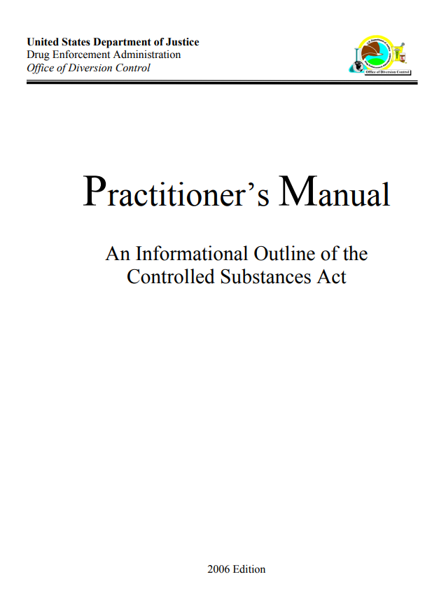 49. State and Federal Requirements for Handling Controlled Substances